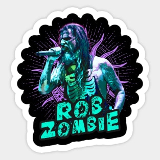 rob zombie - urban grunge Sticker